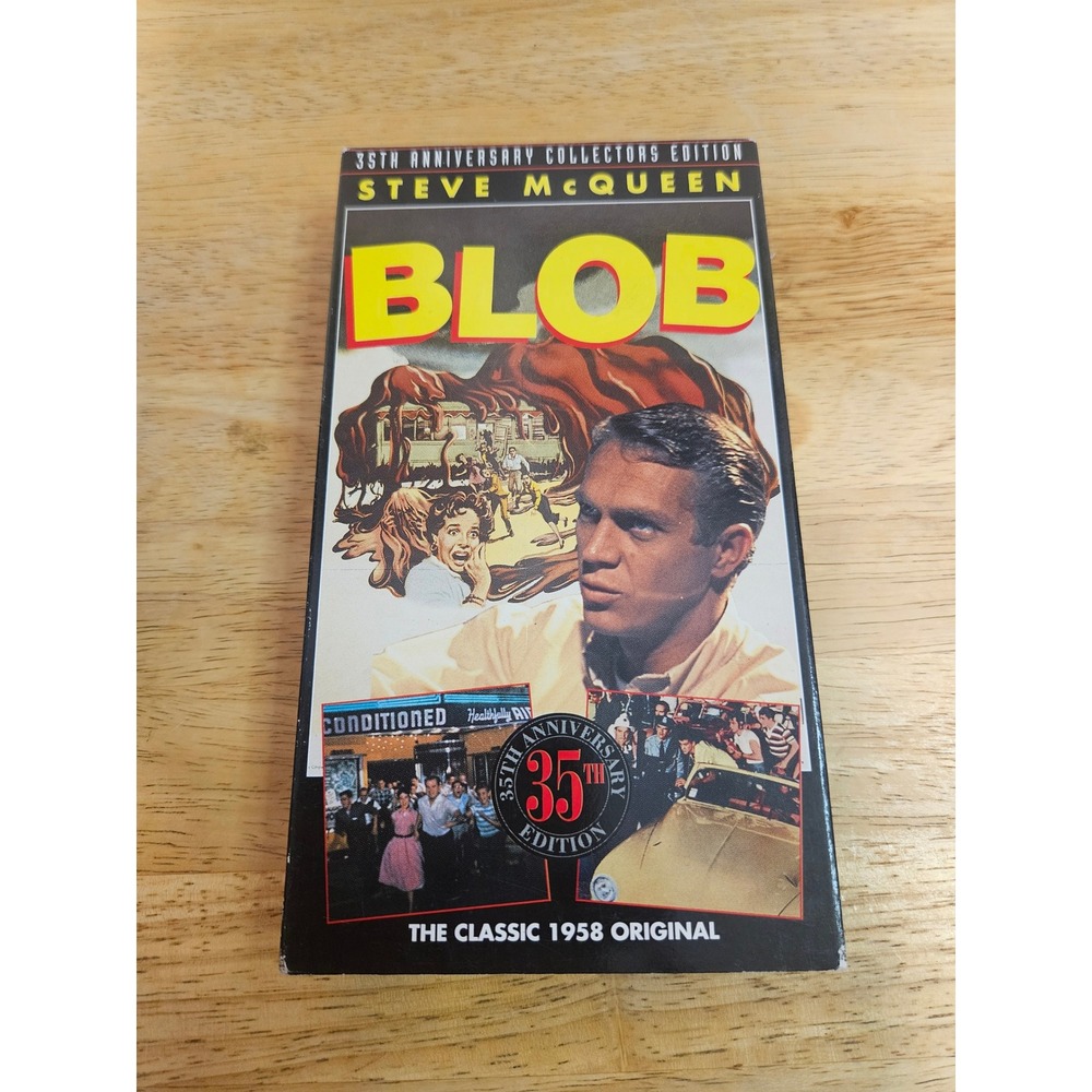 The Blob VHS 1958 Steve McQueen 35th Anniversary Collectors Edition GoodTimes